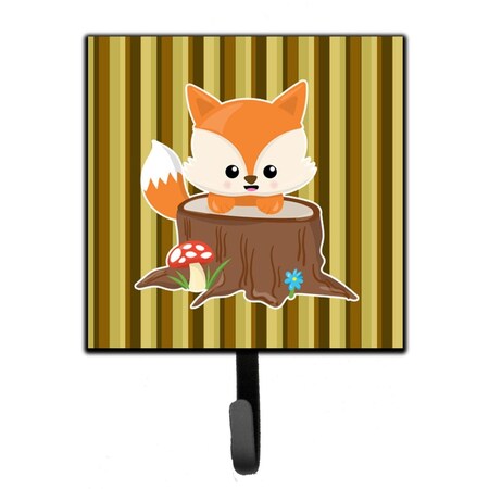 Jensendistributionservices Baby Fox Tree Stripes Leash or Key Holder MI1656719